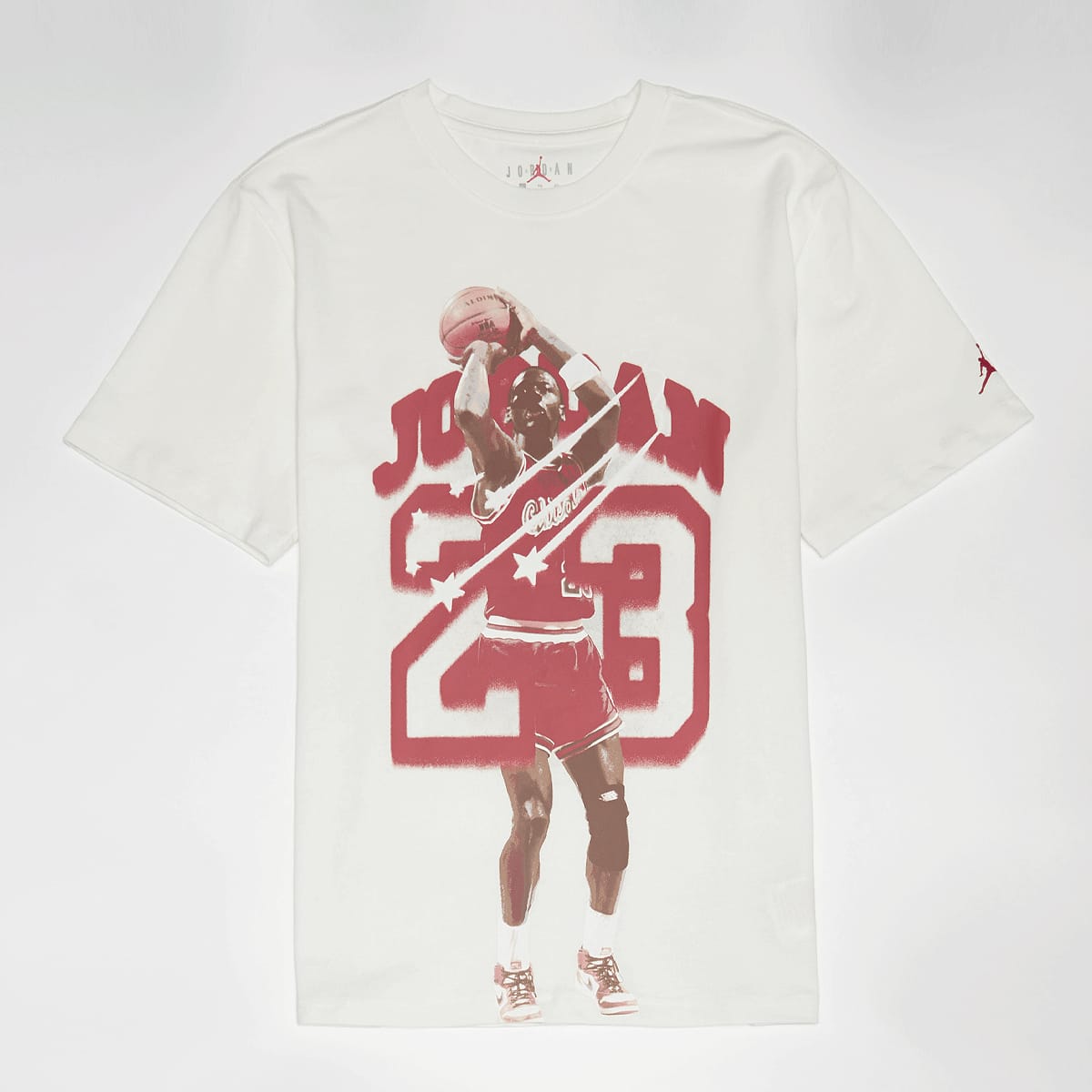 Jordan Junior 40th Anniversary Shortsleeve unisex T-Shirts beige Maat 128-132 Kleding