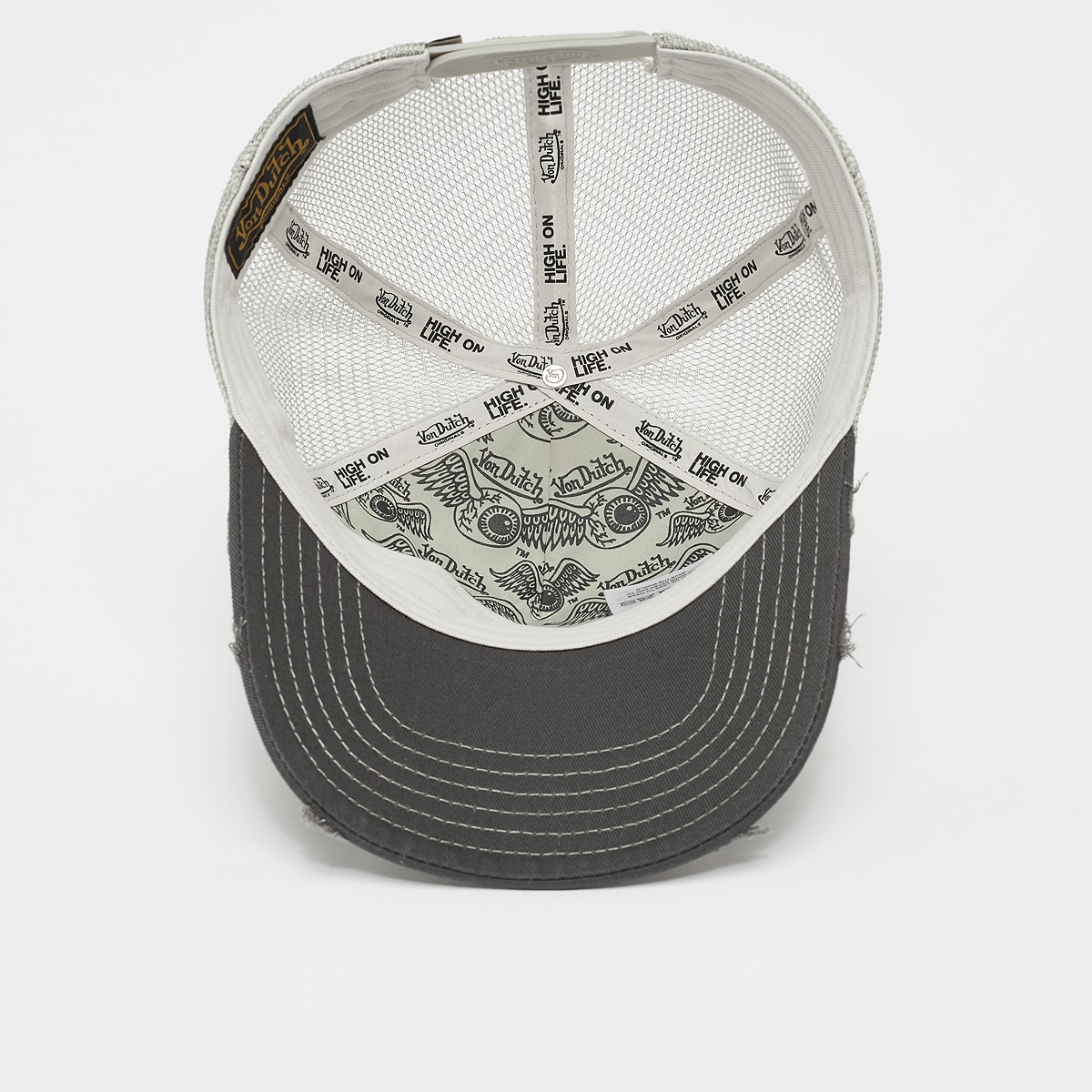 Von Dutch Originals Trucker Ballerat Caps in grijs formaten: ONE SIZE