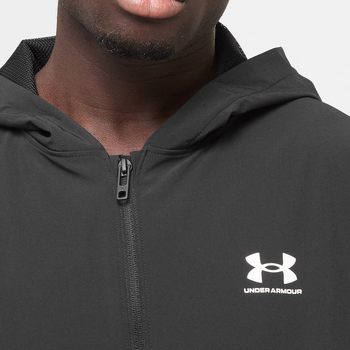 Under Armour Stretch Woven Windbreaker men Windbreakers zwart Maat XL Kleding