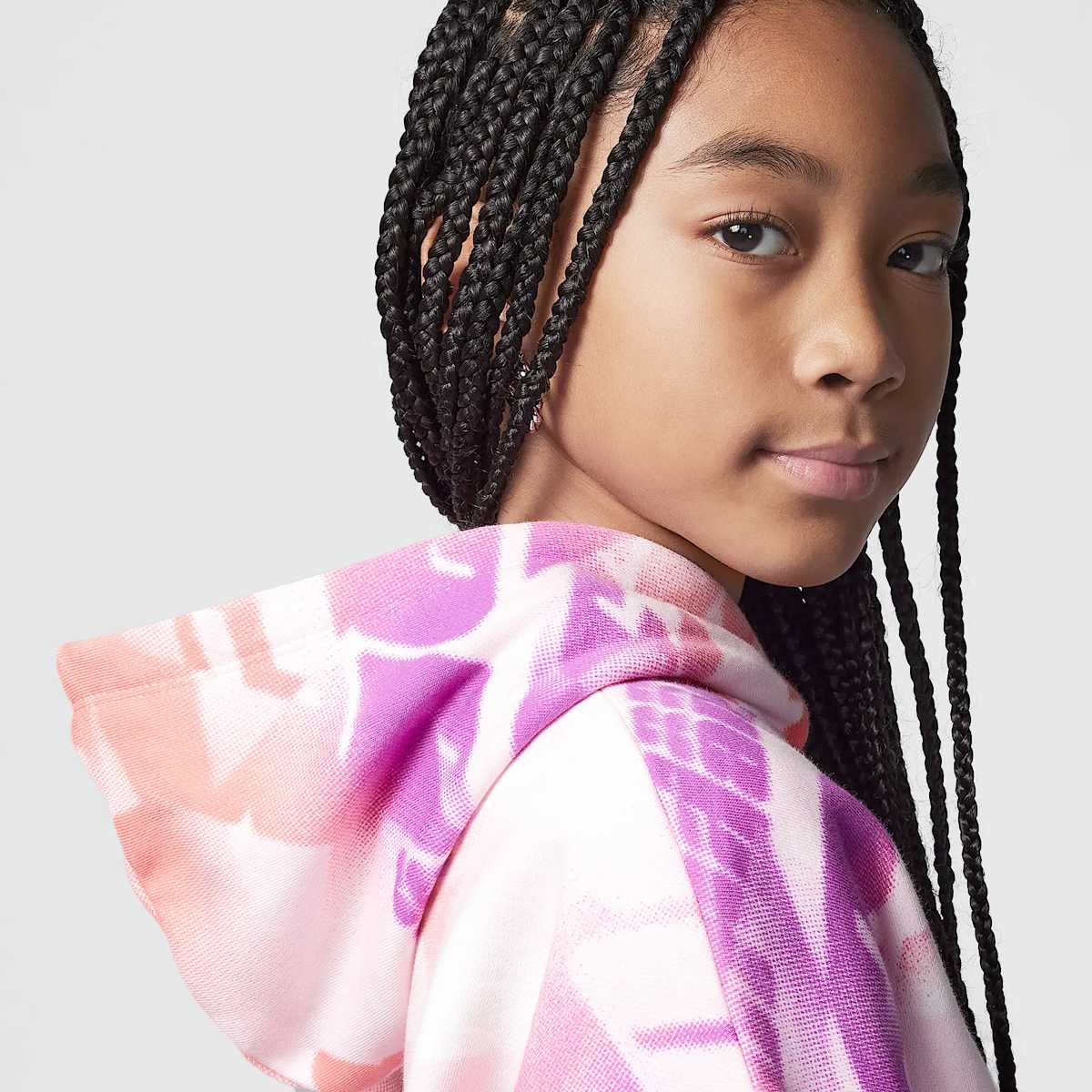 Jordan Triple Team All Over Print Hoodie unisex Hoodies & Sweaters lichtroze Maat 122-128 Kleding