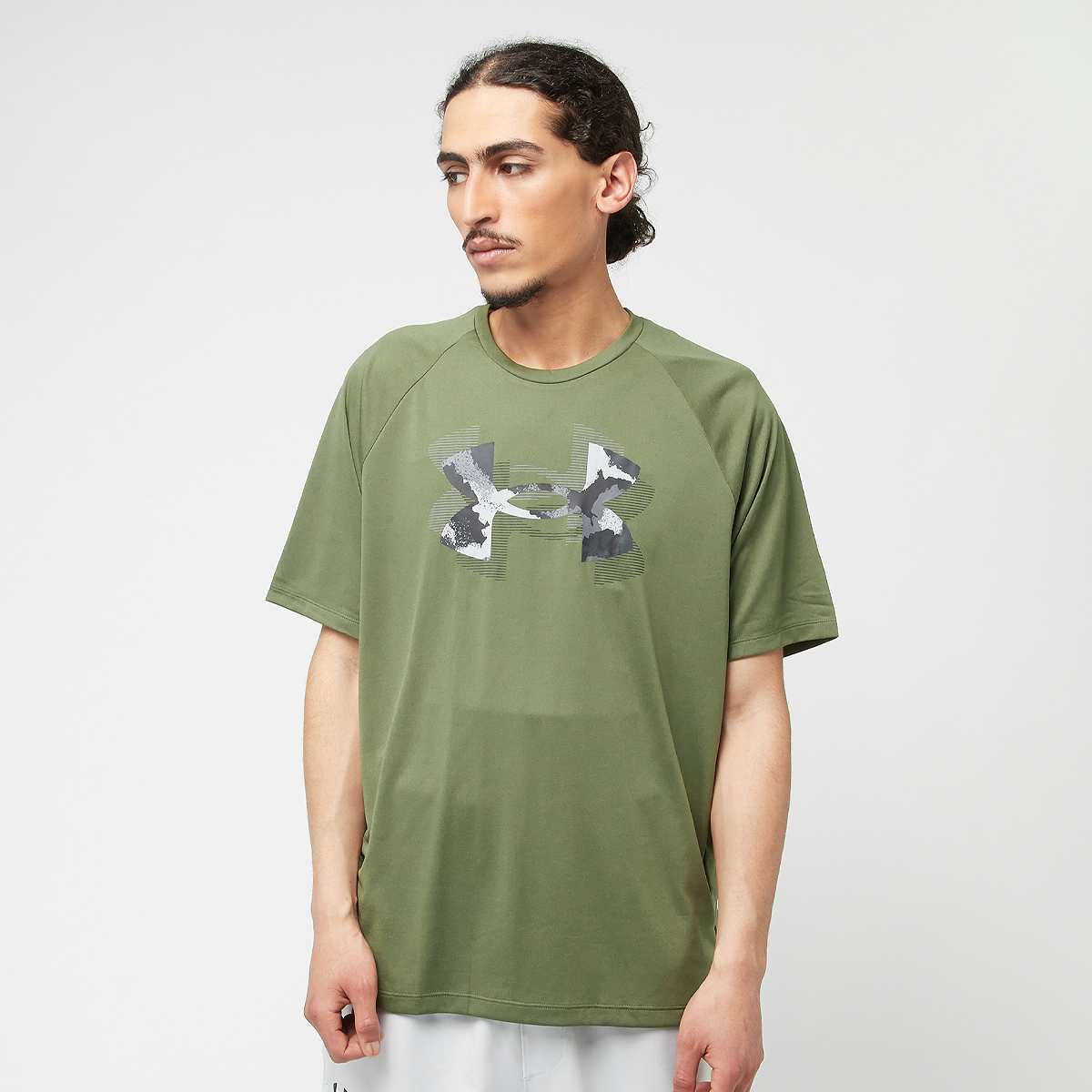 Under Armour, Tech Print Fill Short Sleeve Tee, green
