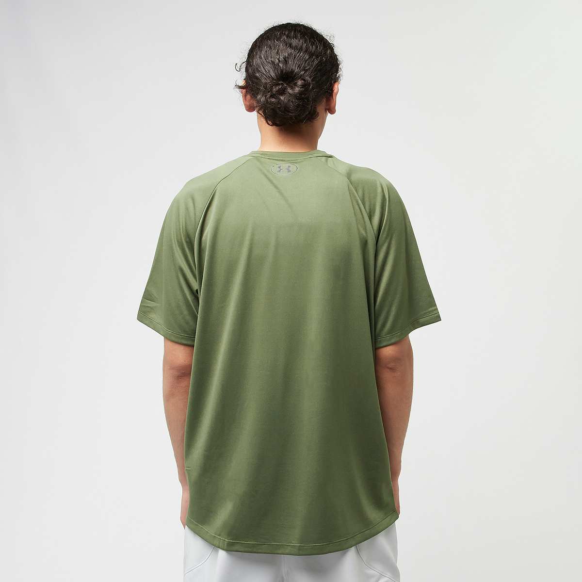 Under Armour Tech Print Fill Short Sleeve Tee Men T-Shirts & Polo's groen Maat S Kleding