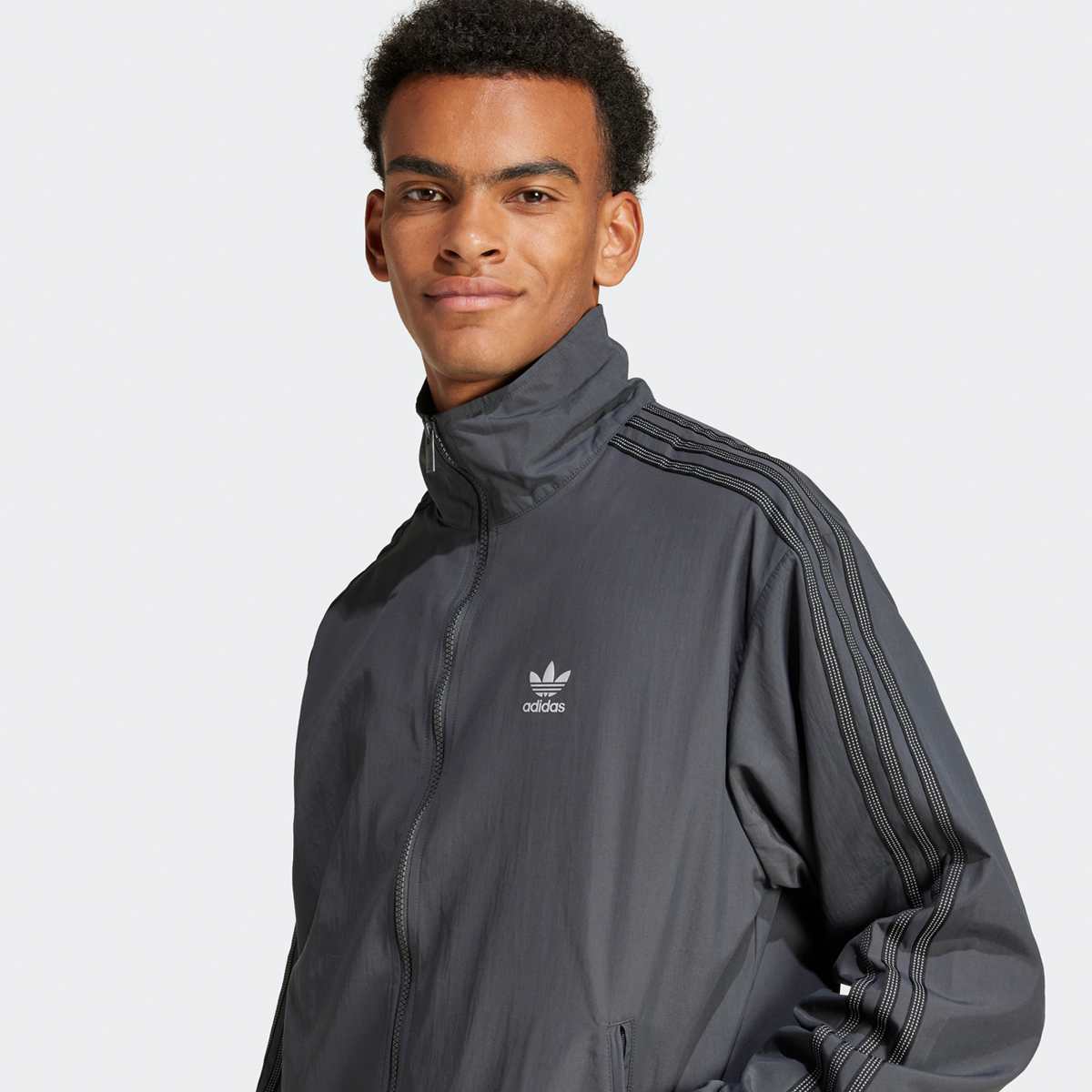 adidas Originals Woven Firebird Trainingsjack men Trainingspakken grijs Maat S Kleding