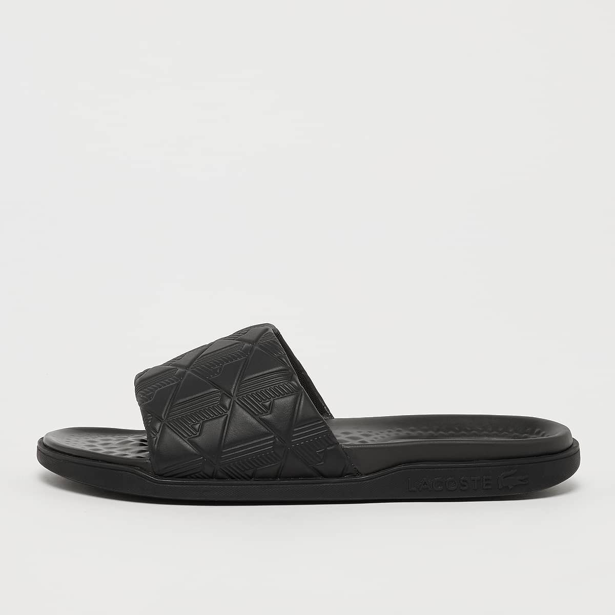 Unselected, Lacoste, Serve Slide Dual Monogram, black