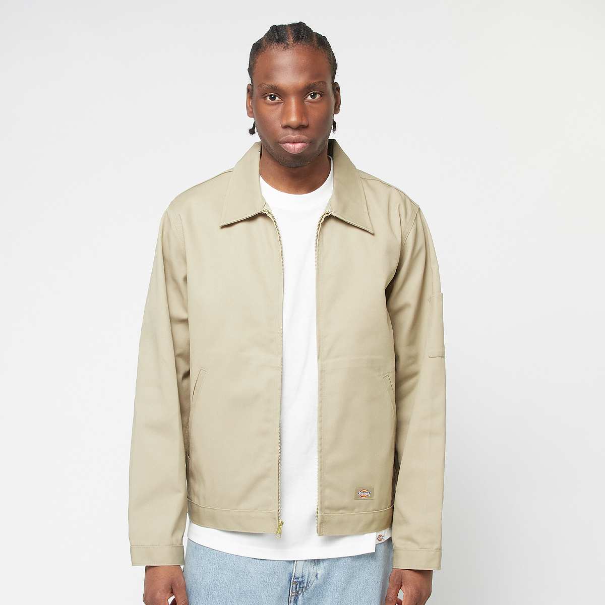 Dickies Unlined Eisenhower Jacket Men Tussenseizoensjassen beige Maat XL Kleding