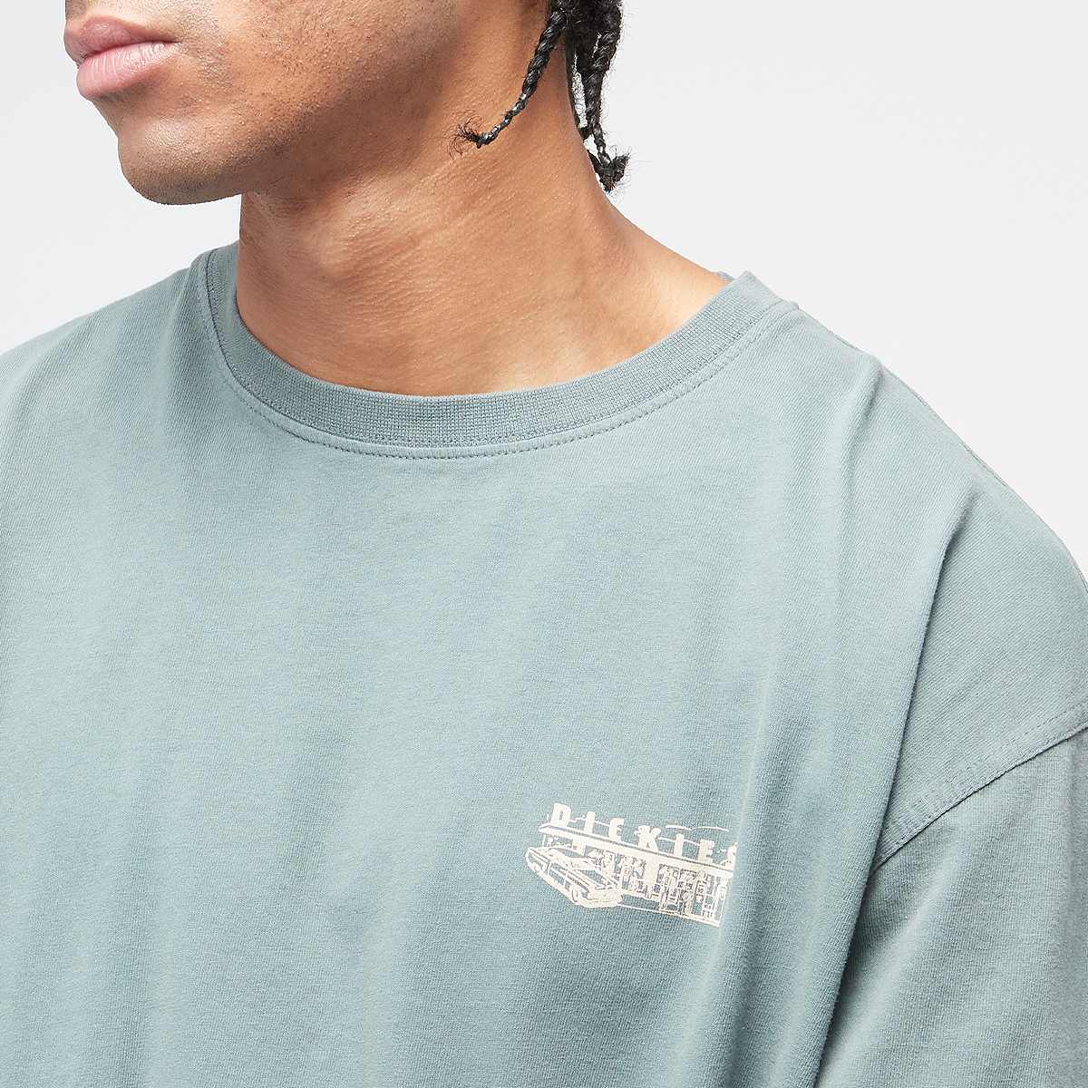 Dickies Service Station Short Sleeve Tee men T-Shirts & Polo's groen Maat S Kleding