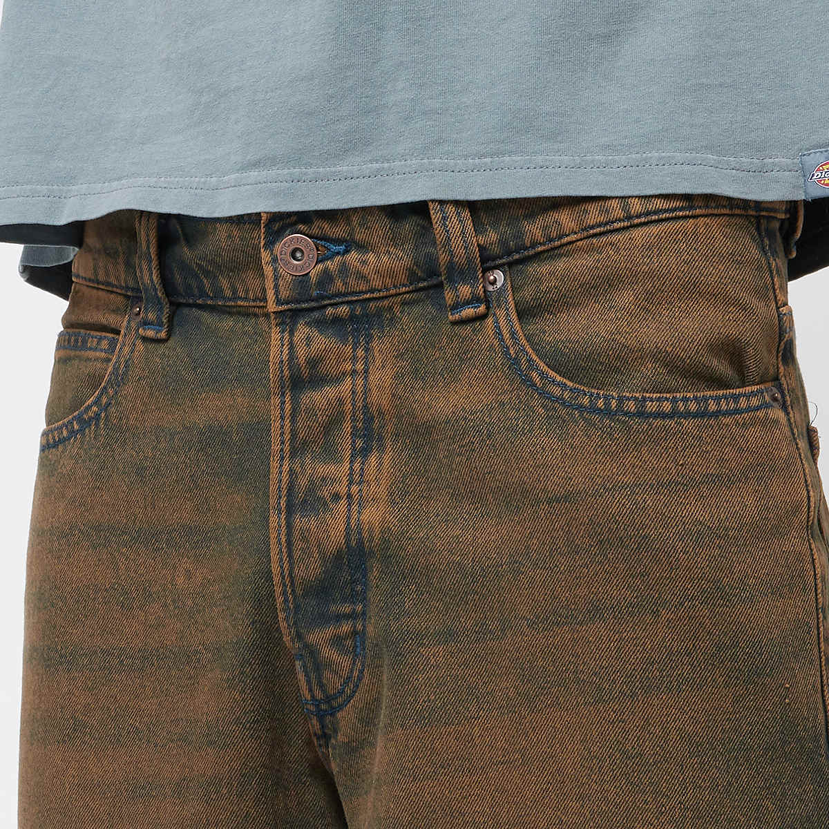 Dickies Thomasville Denim Pants men Spijkerbroeken bruin Kleding