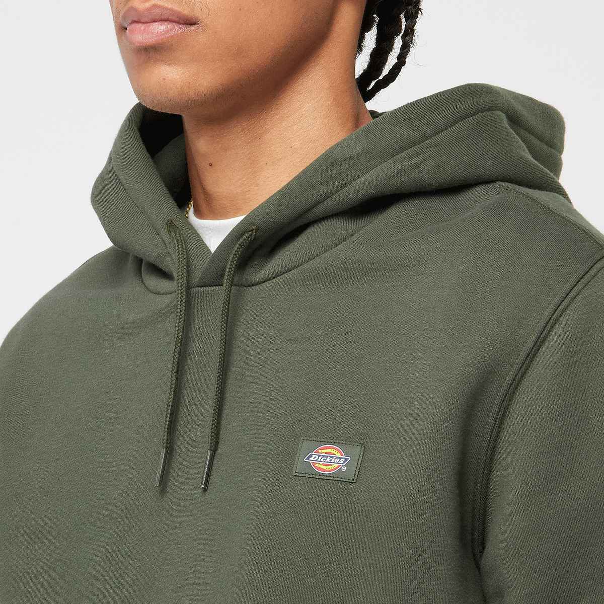 Dickies Oakport Hoodie men Hoodies & Sweaters groen Maat S Kleding
