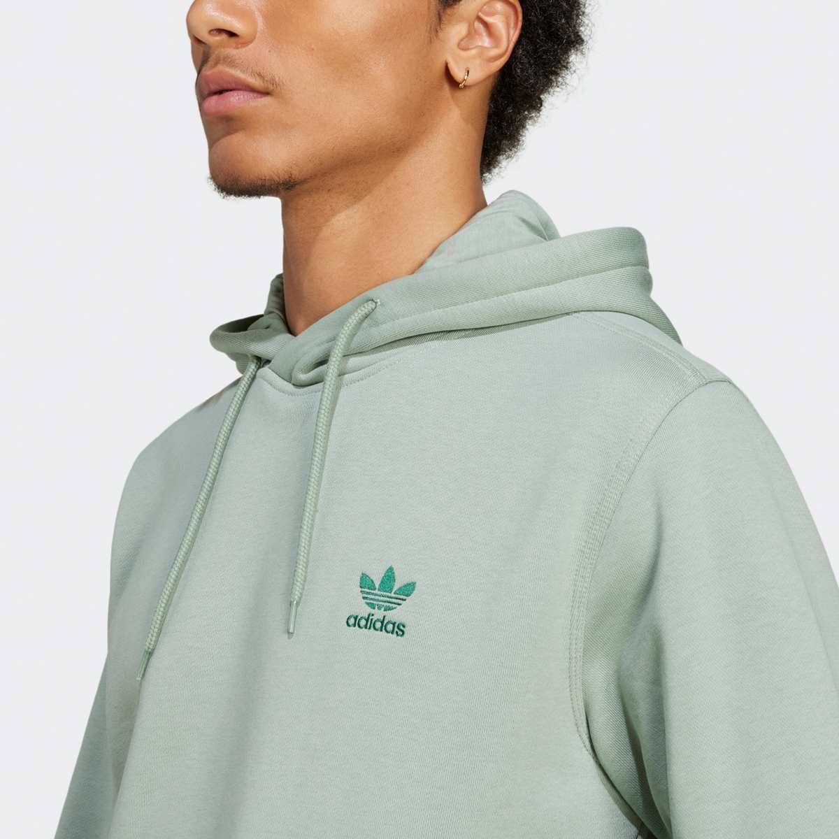 adidas Originals Hoodie Essentials men Hoodies & Sweaters groen Maat S Kleding