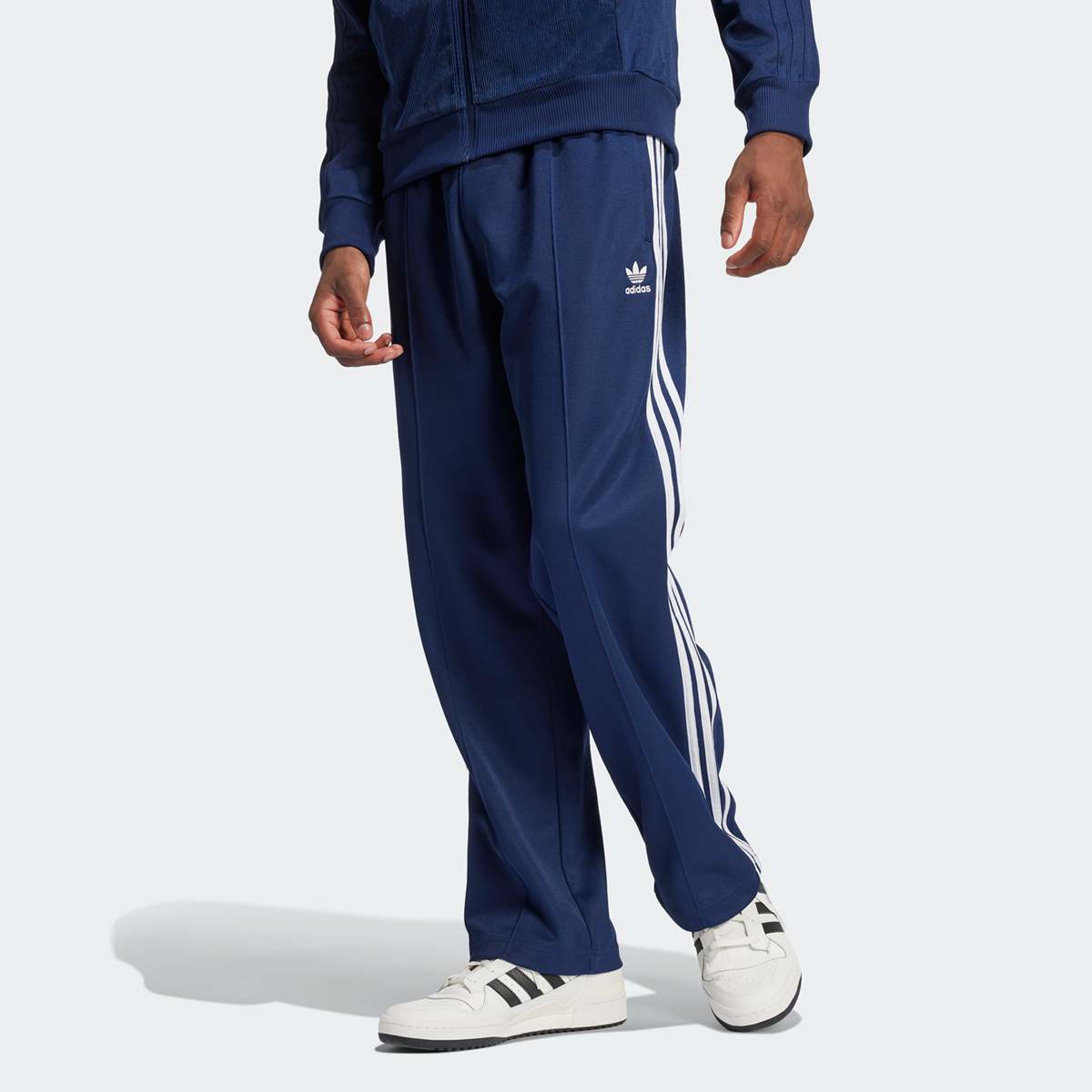 adidas Originals Baggy trainingshose men Trainingsbroeken blauw Maat S Kleding