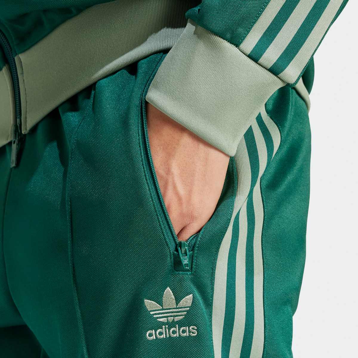 adidas Originals adicolor Classics Beckenbauer Trainingsbroek men Trainingsbroeken groen Maat S Kleding