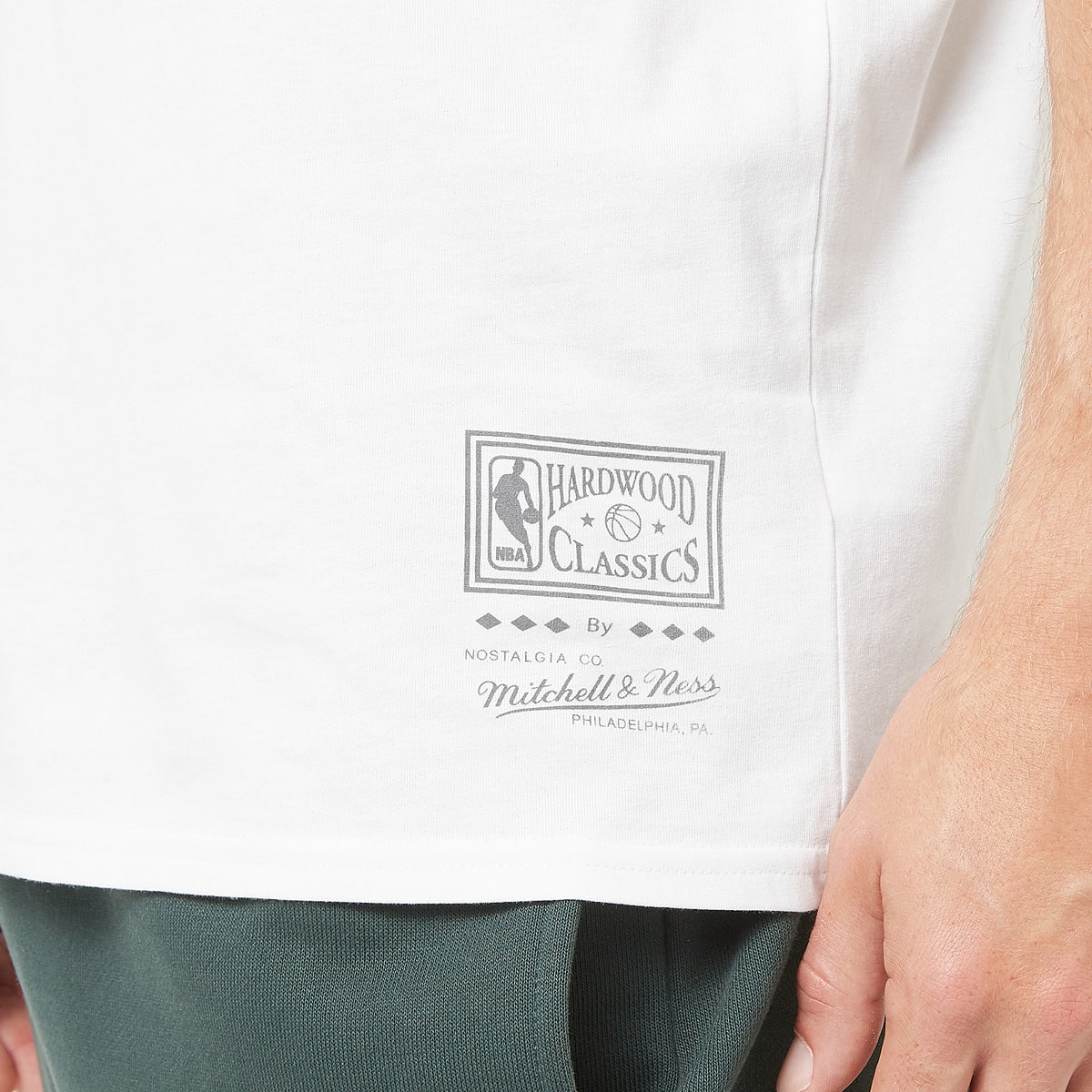 Mitchell & Ness Table Top Tee HWC Boston Celtics men T-Shirts Polo's wit Maat S Kleding