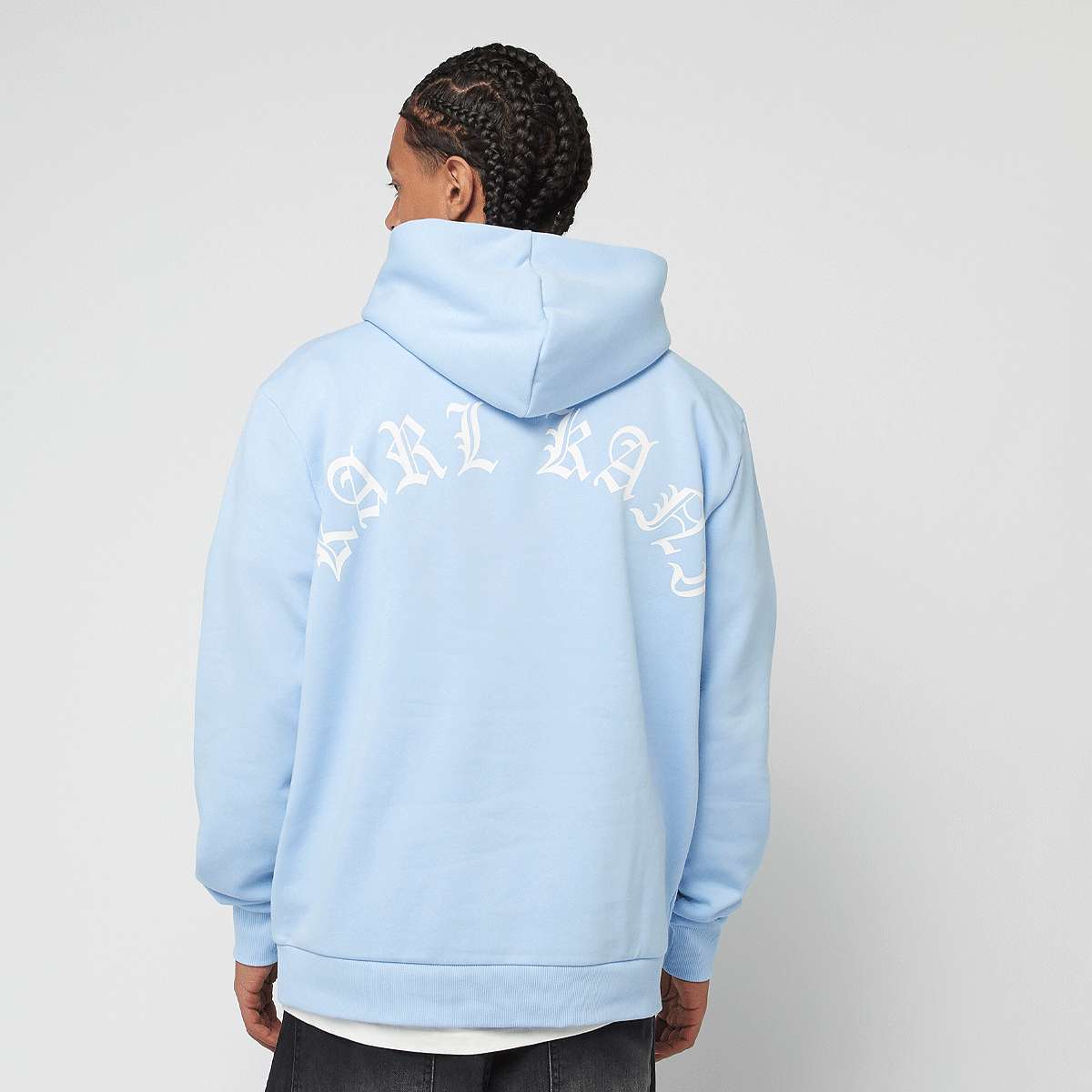 Karl Kani Signature Old English Hoodie Men Hoodies & Sweaters blauw Maat XL Kleding