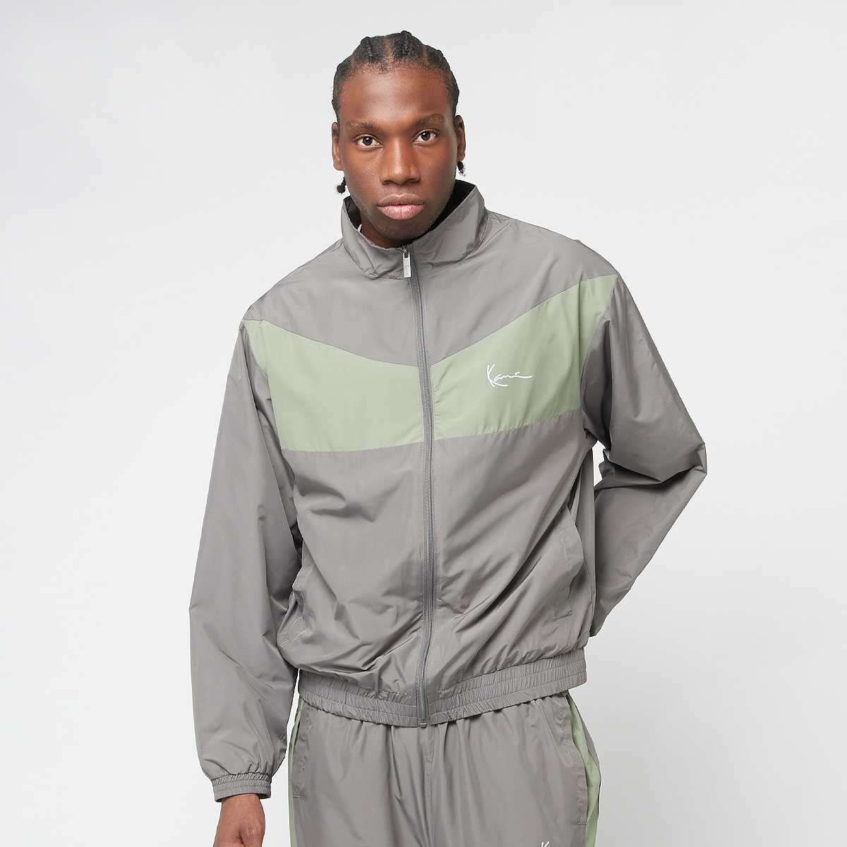 Karl Kani, Signature Trackjacket, grey