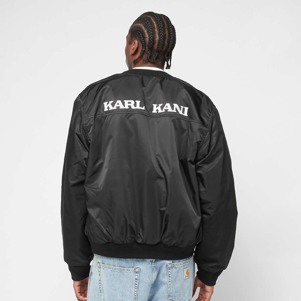Karl Kani Og Bomber Jacket Men Bomberjacks zwart Maat S Kleding