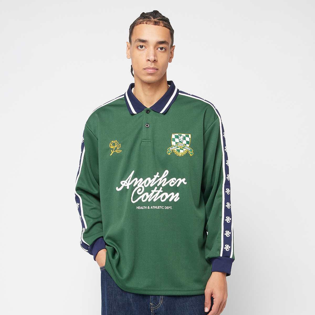 Selected, Another Cotton Lab, Longsleeve Sport Jersey, green