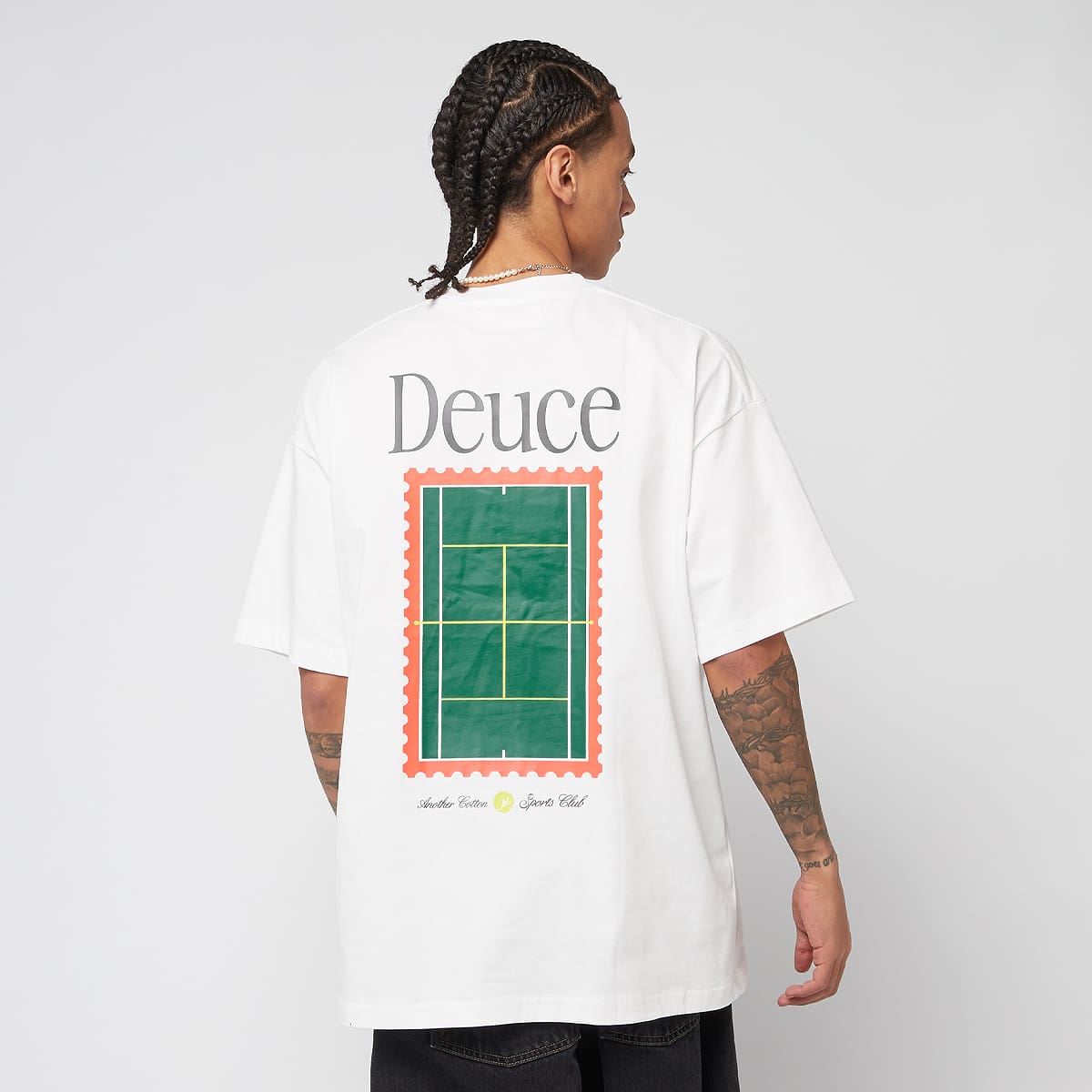 Another Cotton Lab Deuce Oversized T-Shirt men T-Shirts & Polo's wit Maat S Kleding