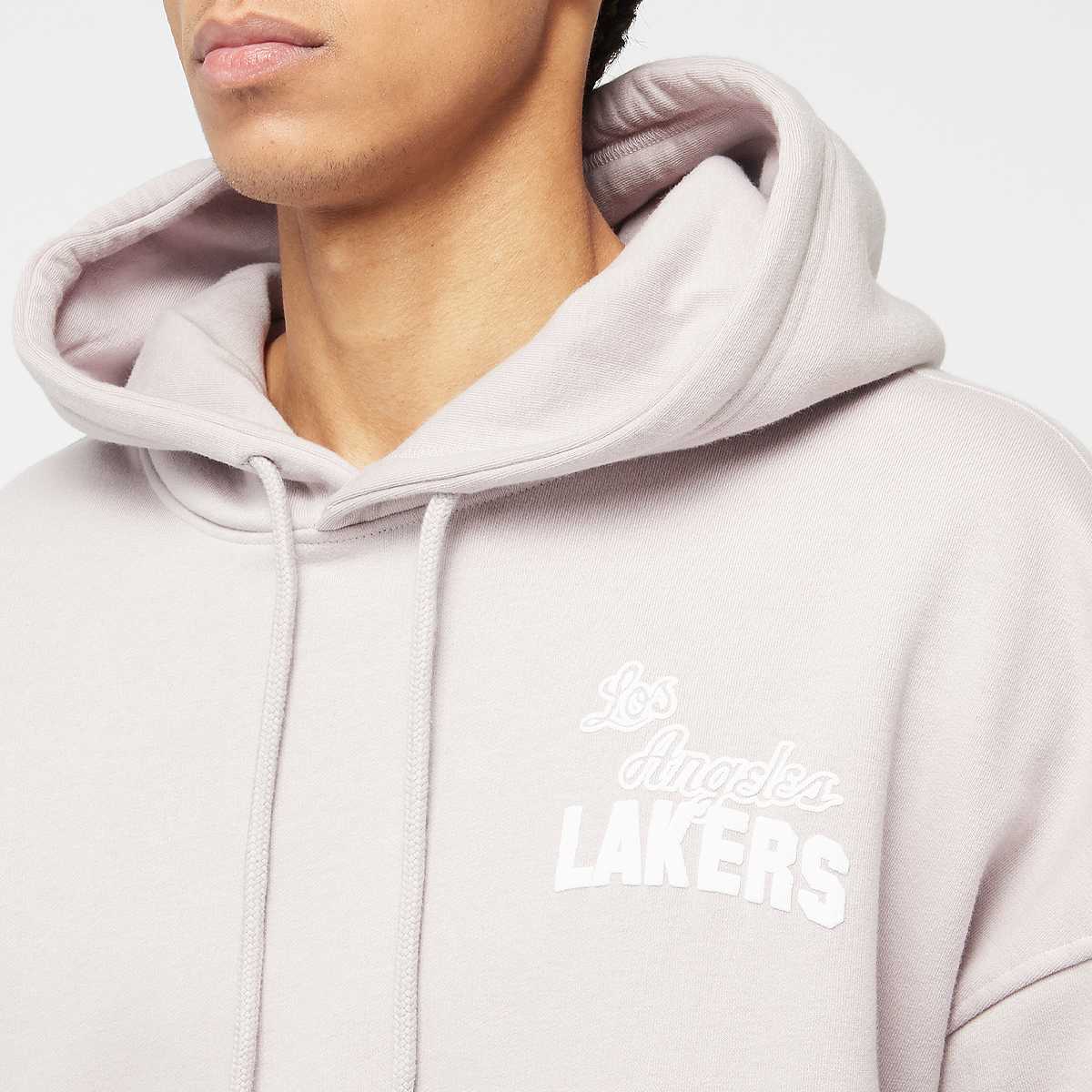 Mitchell & Ness NBA Elite Neutrals Oversized Hoodie LA Lakers men Hoodies Sweaters grijs Maat S Kleding