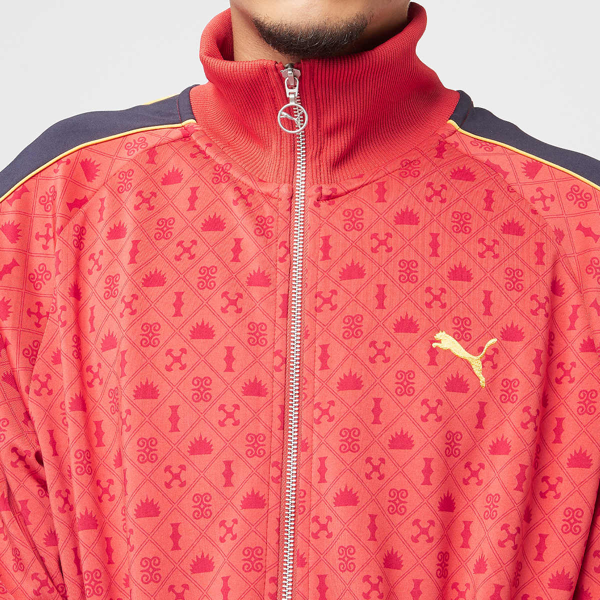Puma Road To Unity All Over Print Track Jacket DK men Trainingspakken rood Maat L Kleding