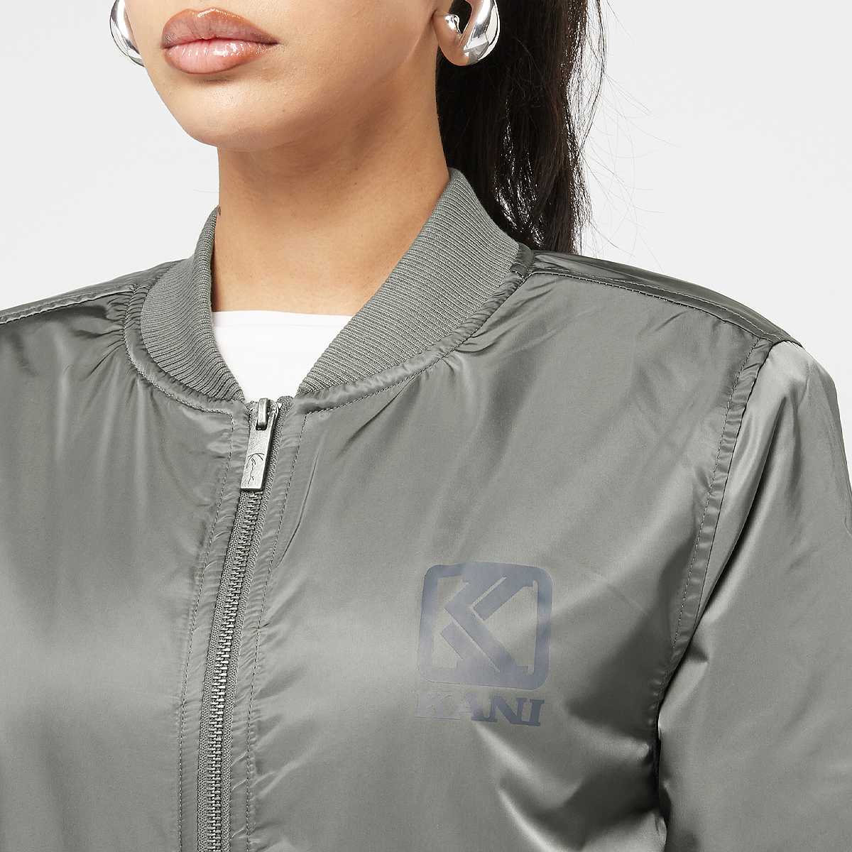 Karl Kani OG Bomber Jacket Women Bomberjacks grijs Maat S Kleding