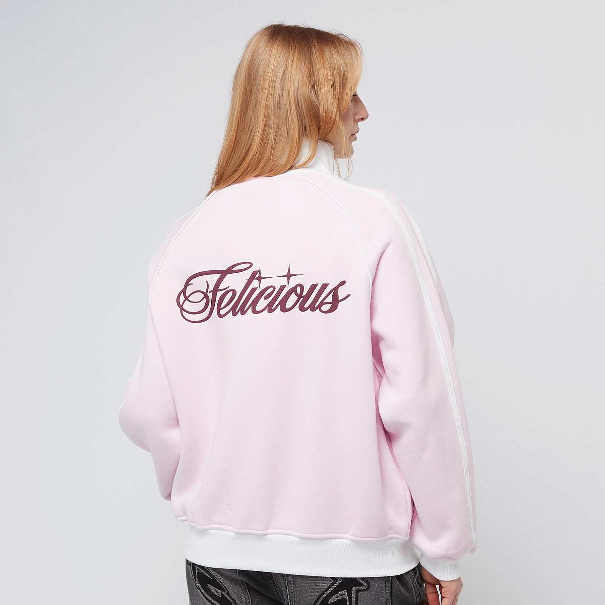 Selected, Felicious, Sporty Sweat Jacket, light pink