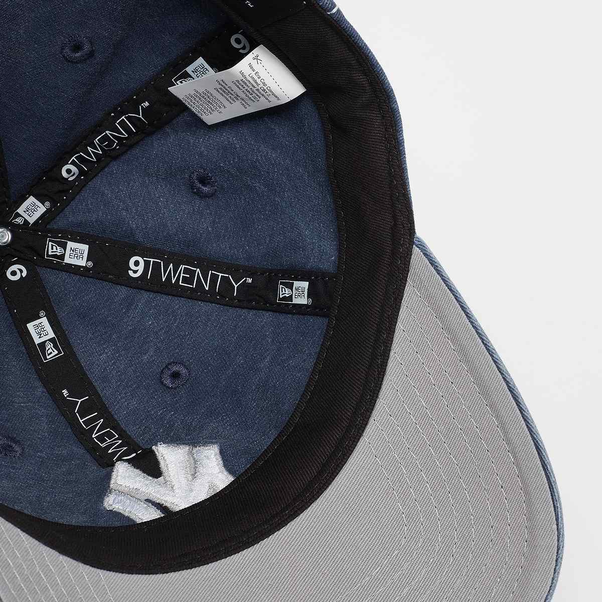 new era 9Twenty Washed Contrast New York Yankees Caps in blauw formaten: ONE SIZE