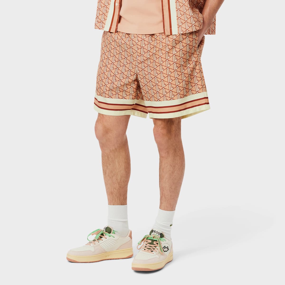 Lacoste, Shorts, beige