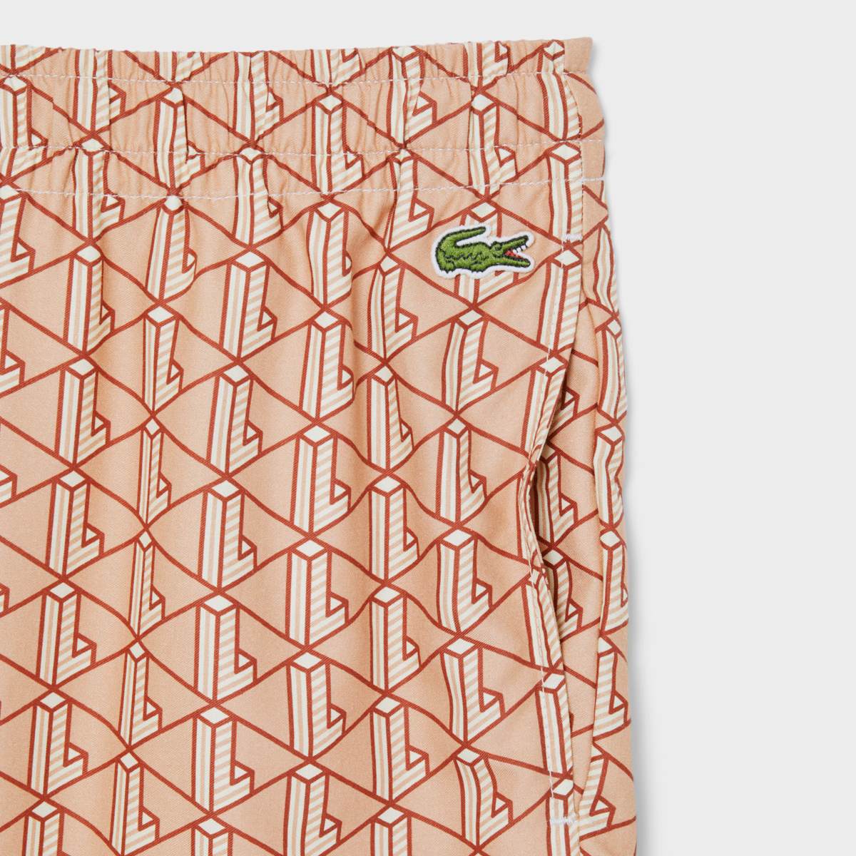 Lacoste Shorts men Sportshorts beige Maat XL Kleding