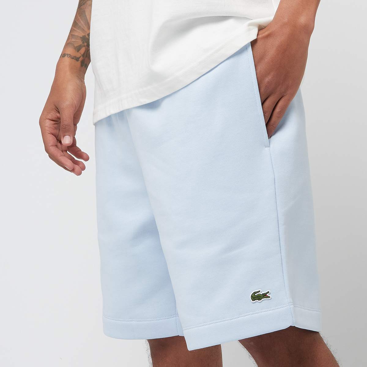 Lacoste Shorts men Sportshorts blauw Maat S Kleding