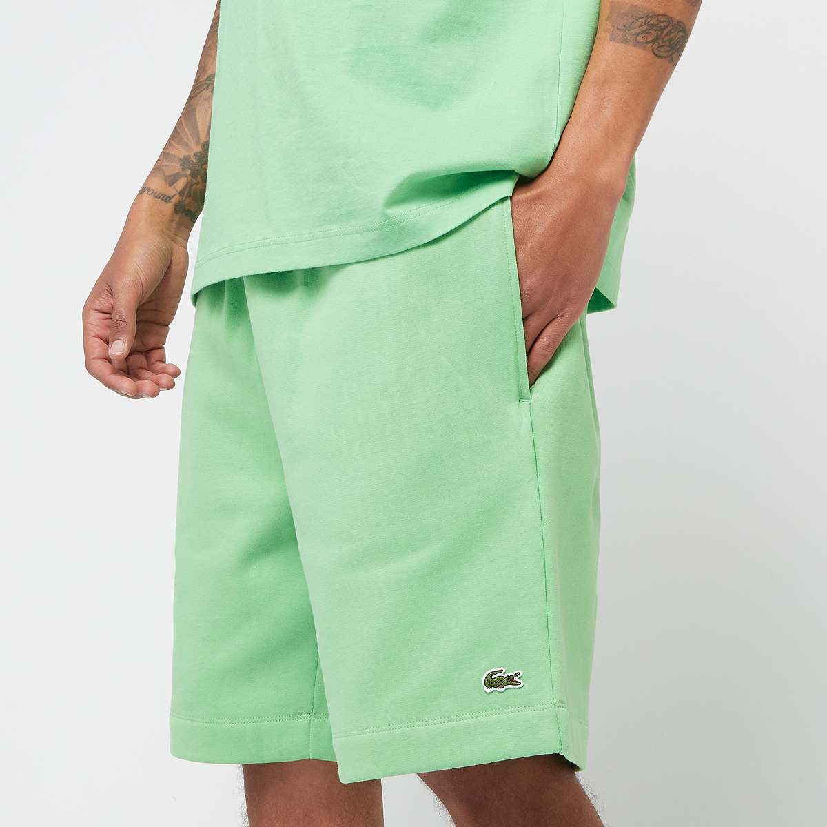 Lacoste Shorts men Sportshorts groen Maat S Kleding