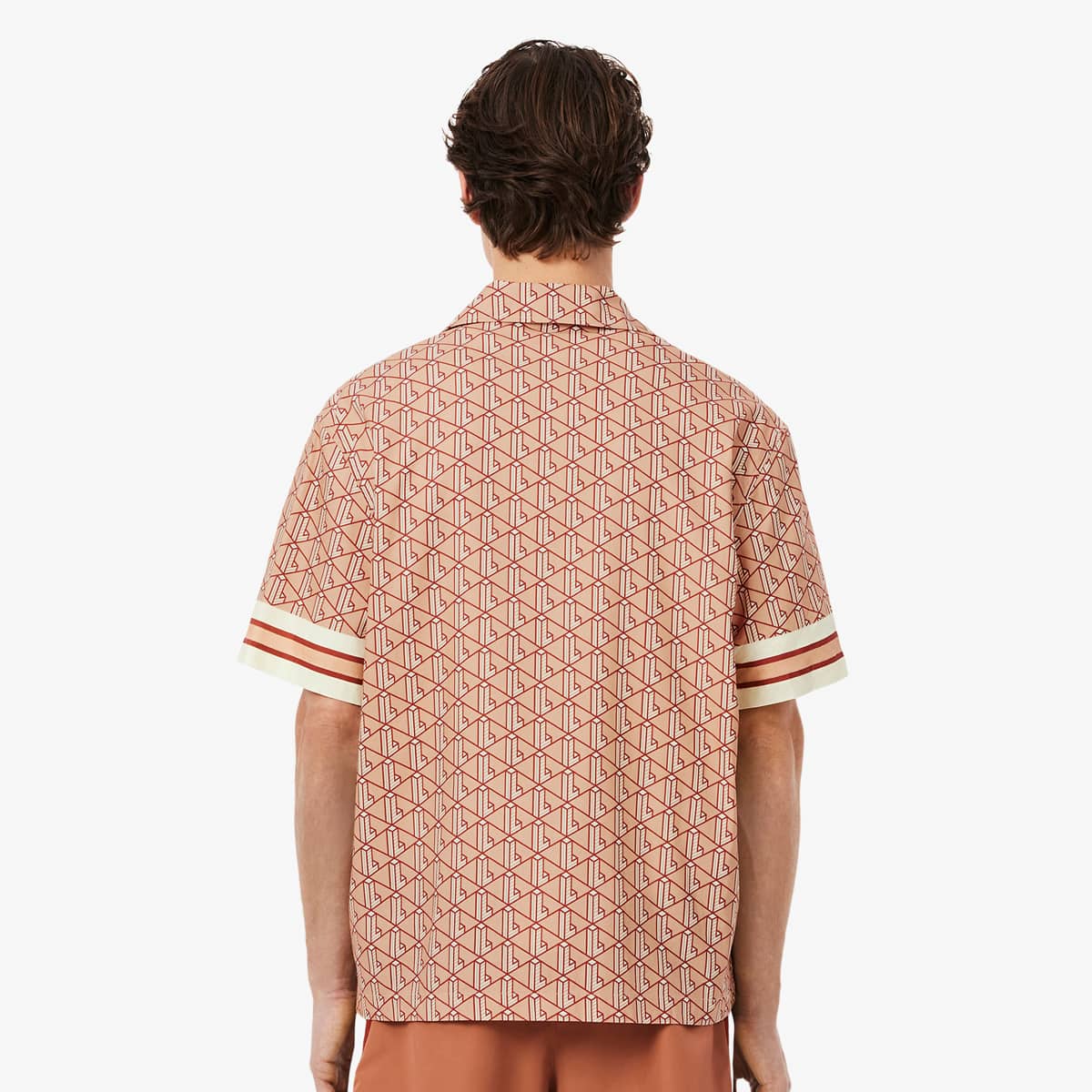 Lacoste Oberhemd men Overhemden beige Maat S Kleding