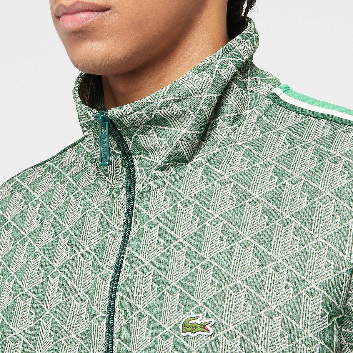 Lacoste Sweatshirt men Trainingspakken groen Maat S Kleding