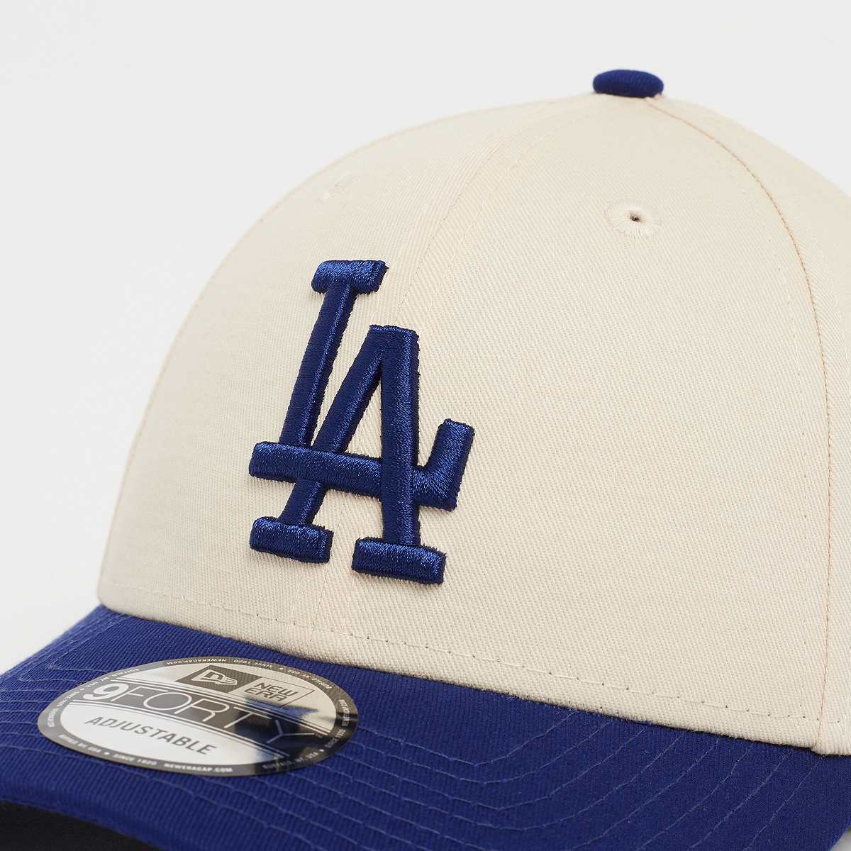 new era 9Forty Colourblock Los Angeles Dodgers Caps in beige formaten: ONE SIZE