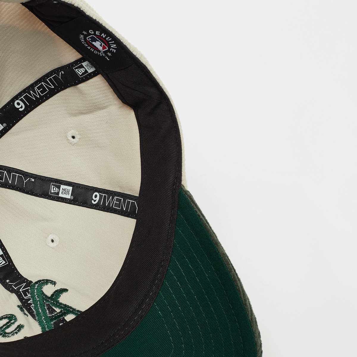 new era 9TWENTY Block Cord Oakland Athletics unisex Caps beige Maat ONE SIZE Accessoires