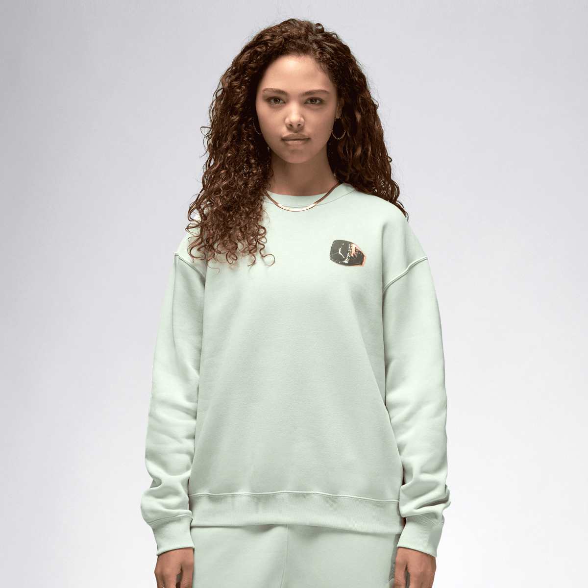 Jordan, Brooklyn Fleece Crew, green