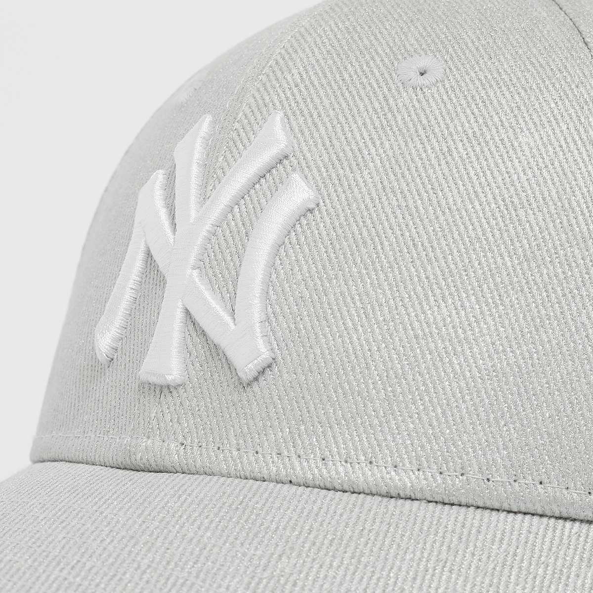 new era Female 9FORTY Metal Denim York Yankees women Caps zilver Maat ONE SIZE Accessoires