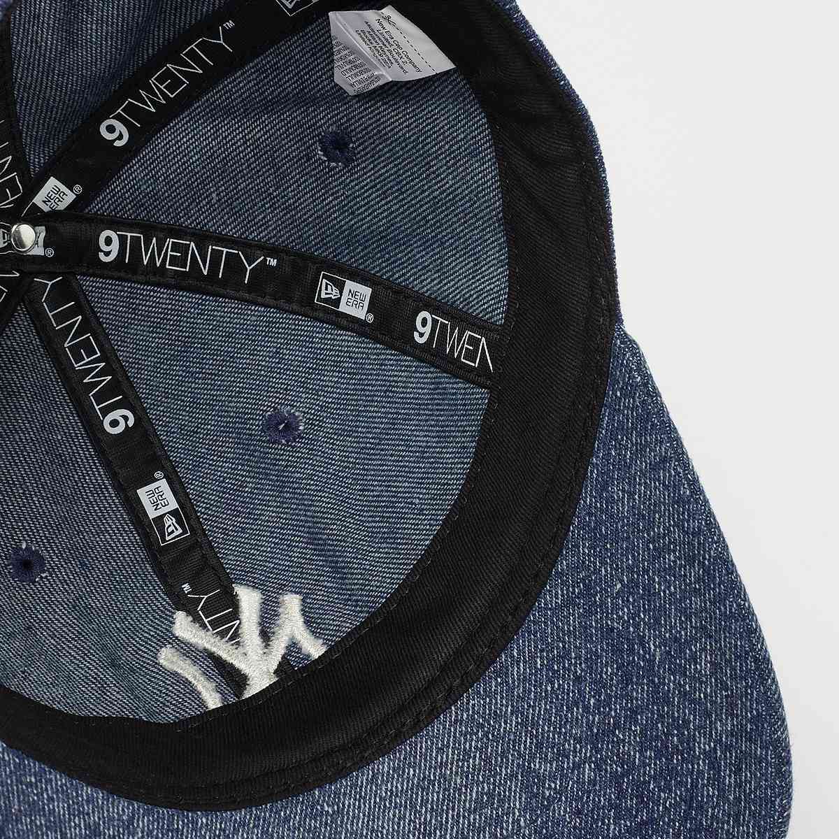 new era Female 9Twenty Acid Denim York Yankees unisex Caps blauw Maat ONE SIZE Accessoires