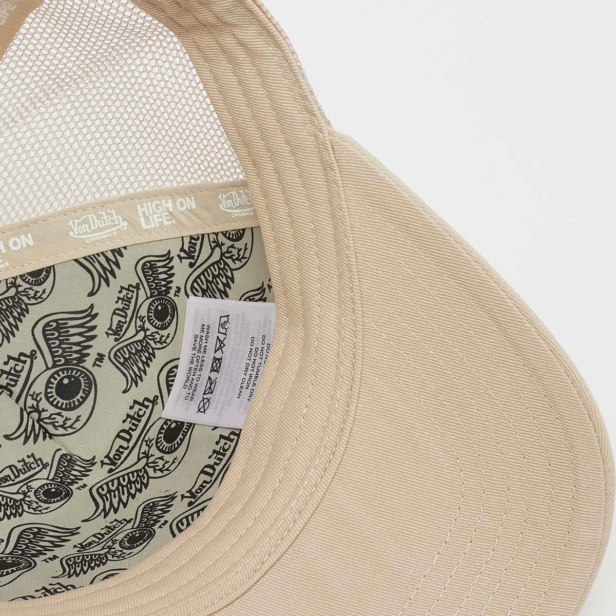 Von Dutch Originals Trucker Riverside unisex Caps beige Maat ONE SIZE Accessoires