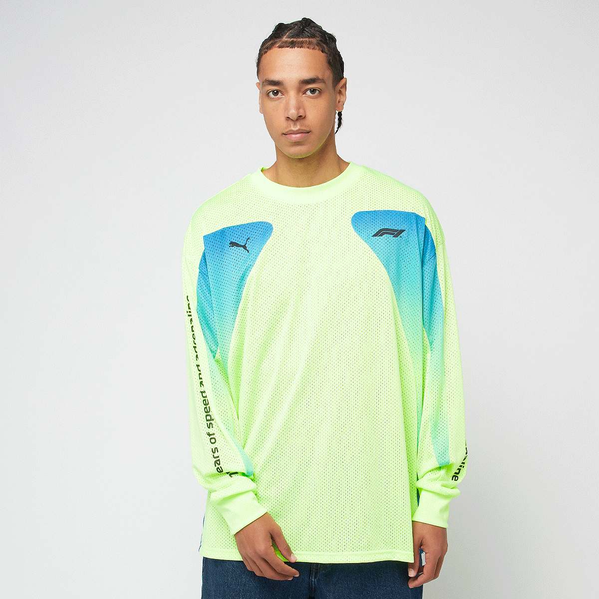 PUMA, F1 Oversized Longsleeve Tee, green