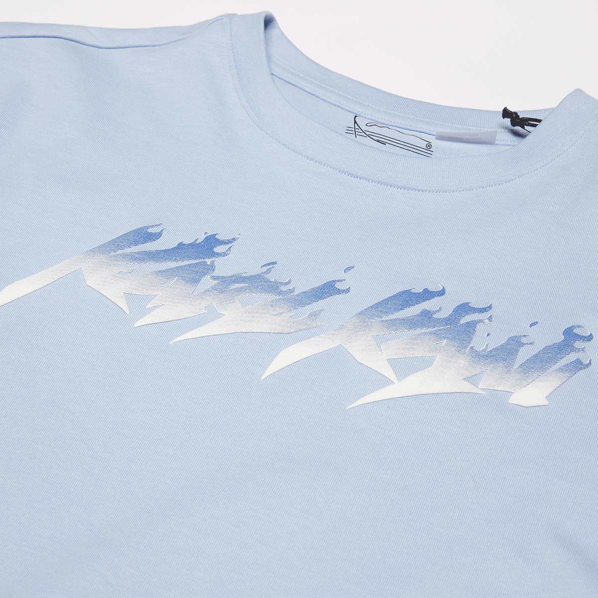 Karl Kani Flames Oversized Tee Junior Unisex T-Shirts blauw Kleding