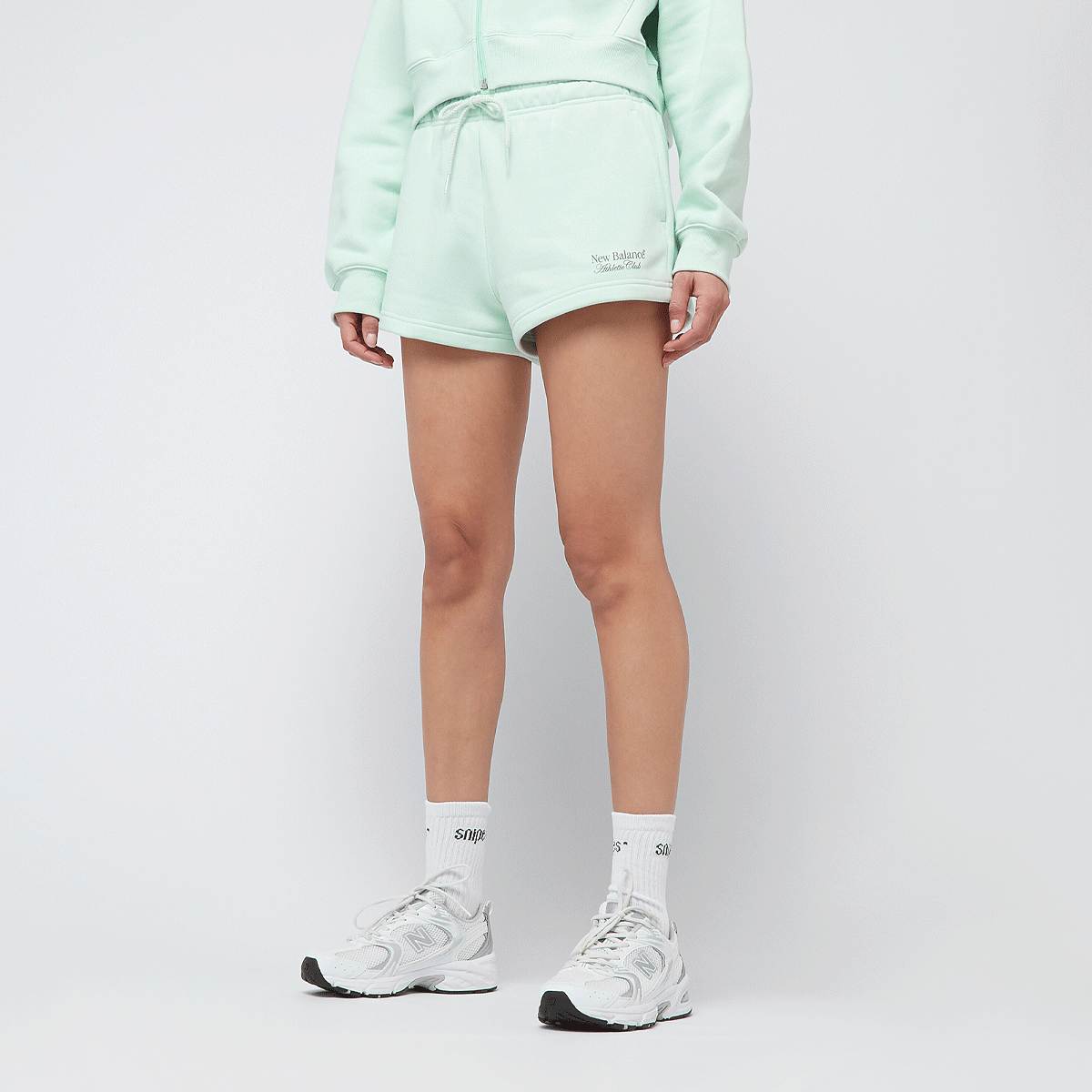 New Balance, Linear Fleece Short, green