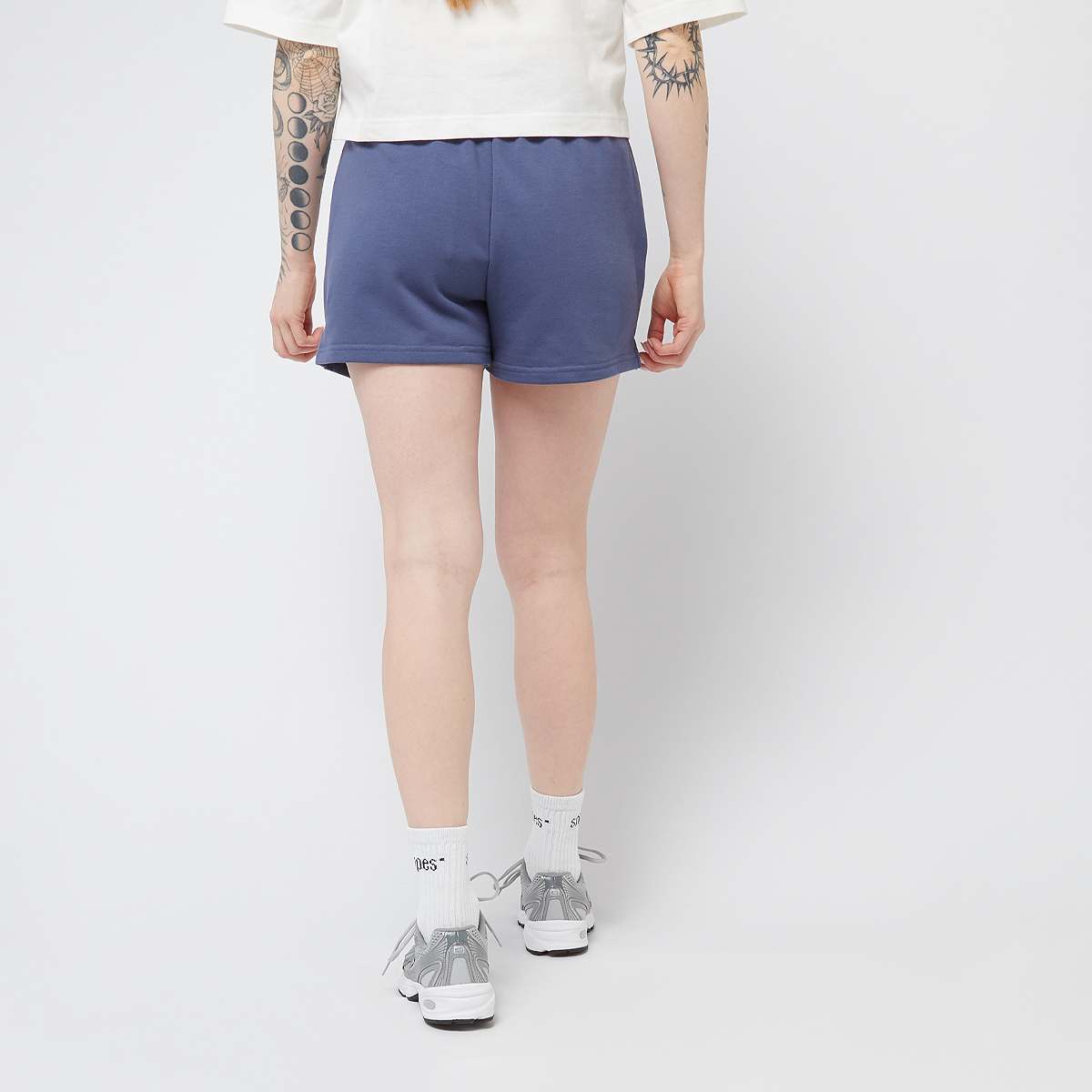 New Balance Sport Essentials French Terry Shorts women Sportshorts blauw Maat XS Kleding