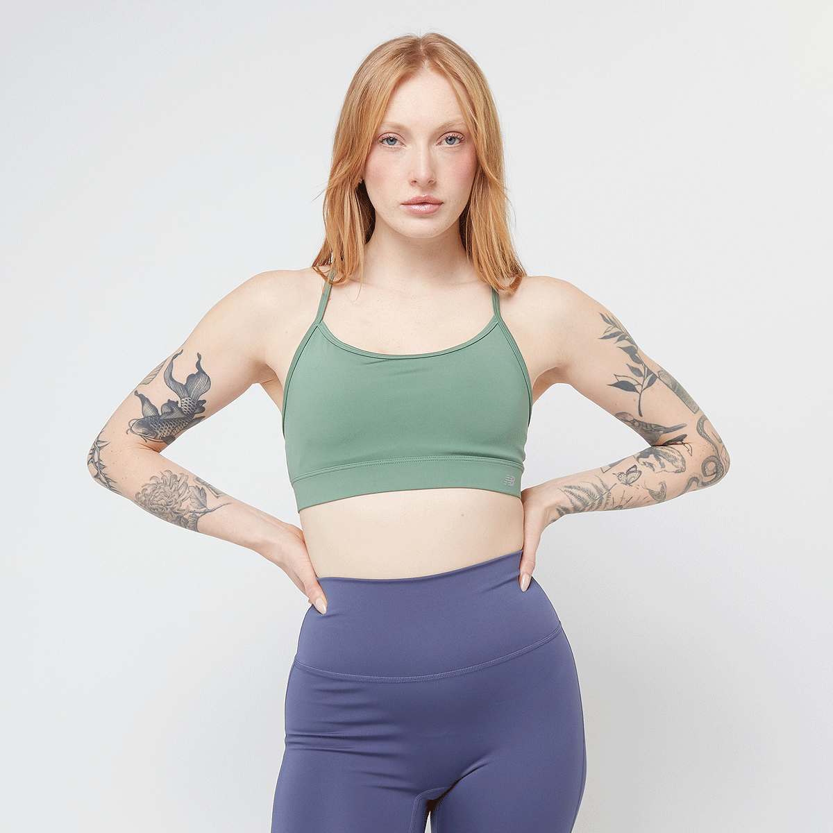 New Balance, Essential Yoga Bra, green