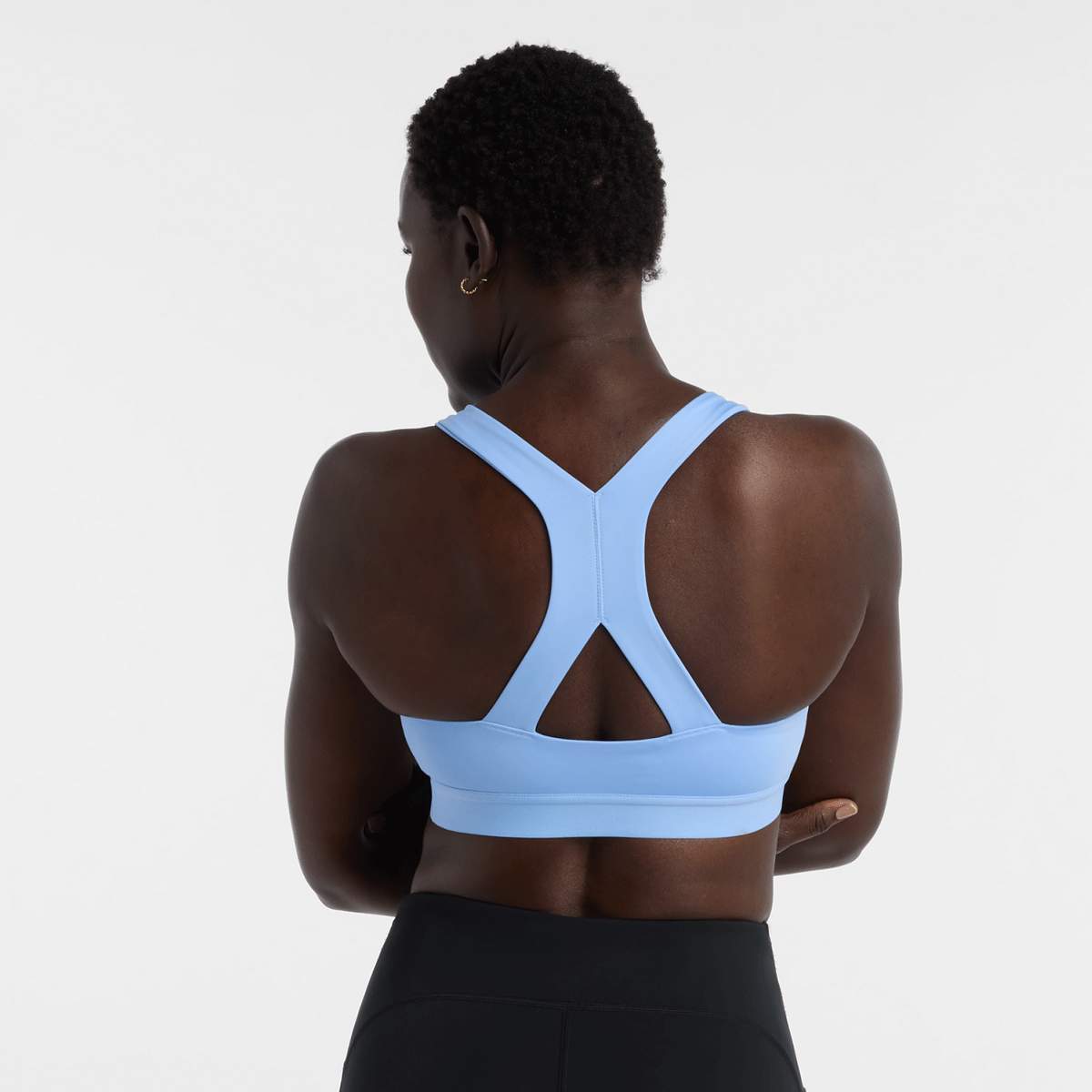 New Balance Essential Train Bra women Onderbroeken blauw Maat XS Kleding
