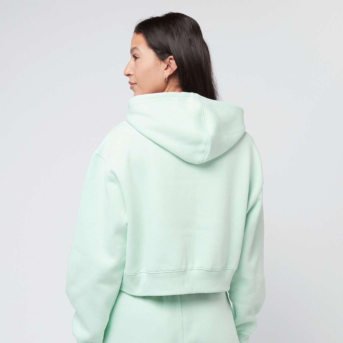New Balance Waist Length Full Zip Hoodie women Hoodies & Sweaters groen Maat XS Kleding