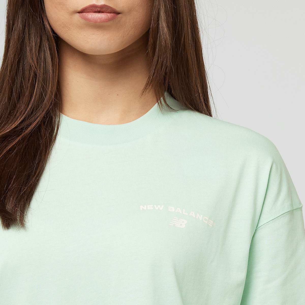 New Balance Reimagined Oversized T-Shirt women T-Shirts & Polo's groen Maat XS Kleding
