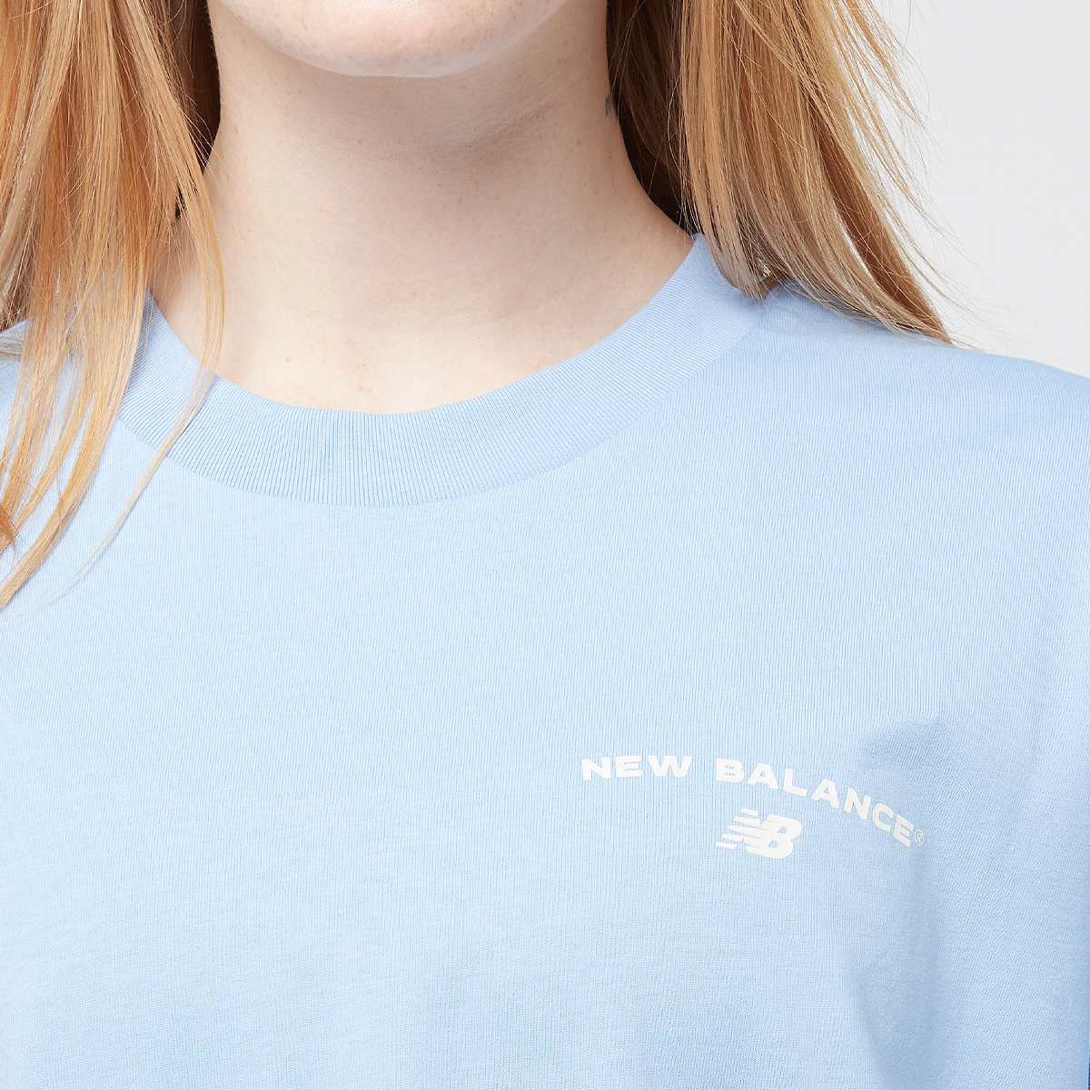 New Balance Reimagined Oversized T-Shirt women T-Shirts & Polo's blauw Maat XS Kleding