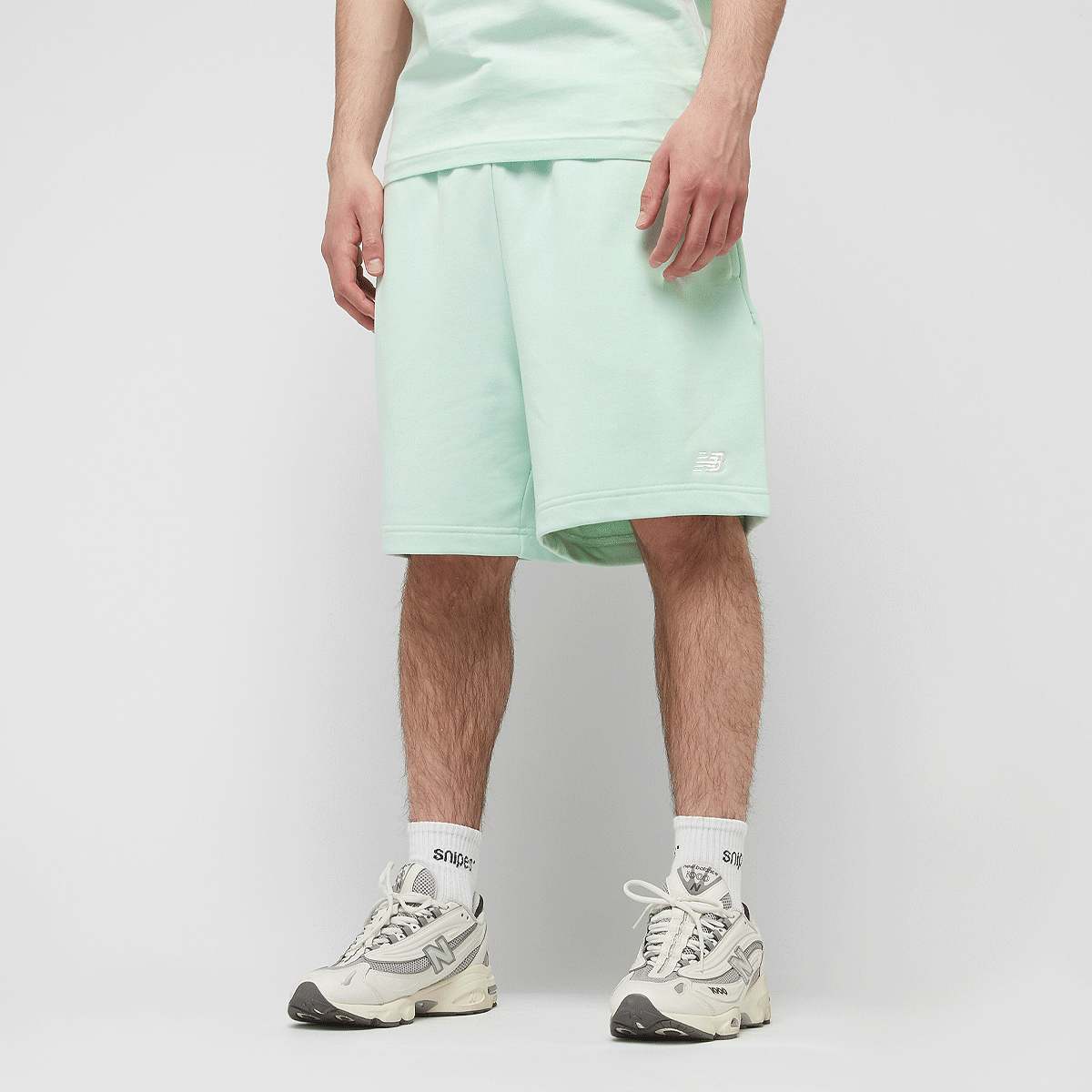 New Balance Sport Essentials French Terry Short 7" Sportshorts in groen formaten: XL