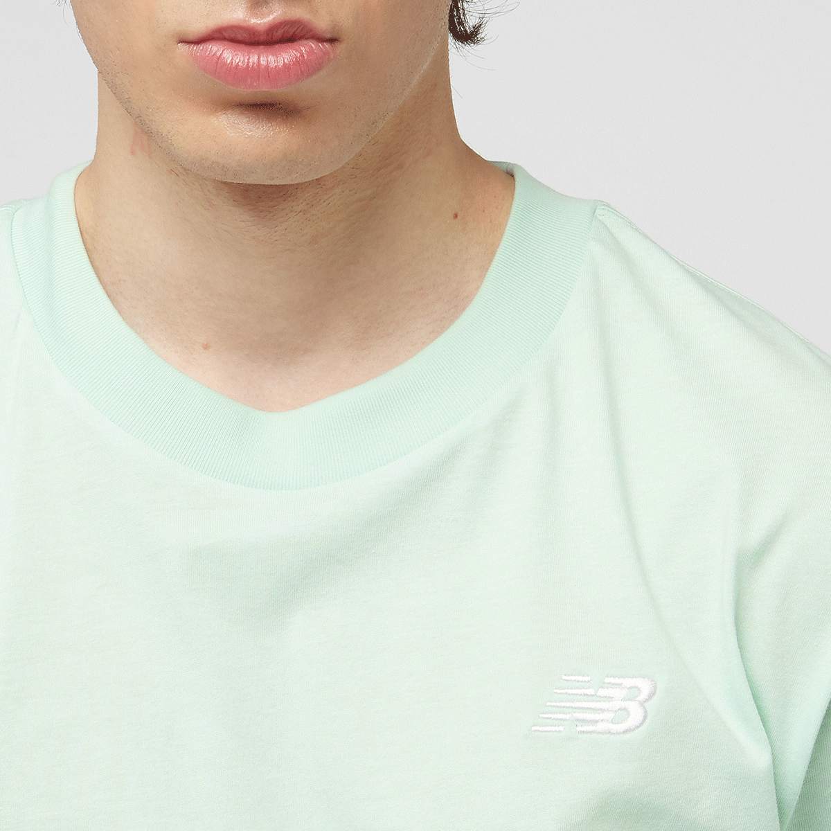 New Balance Sport Essentials Cotton T-Shirt men T-Shirts & Polo's groen Maat S Kleding
