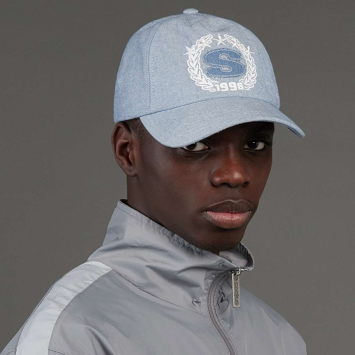 SNIPES, S Emblem Denim Cap, blue